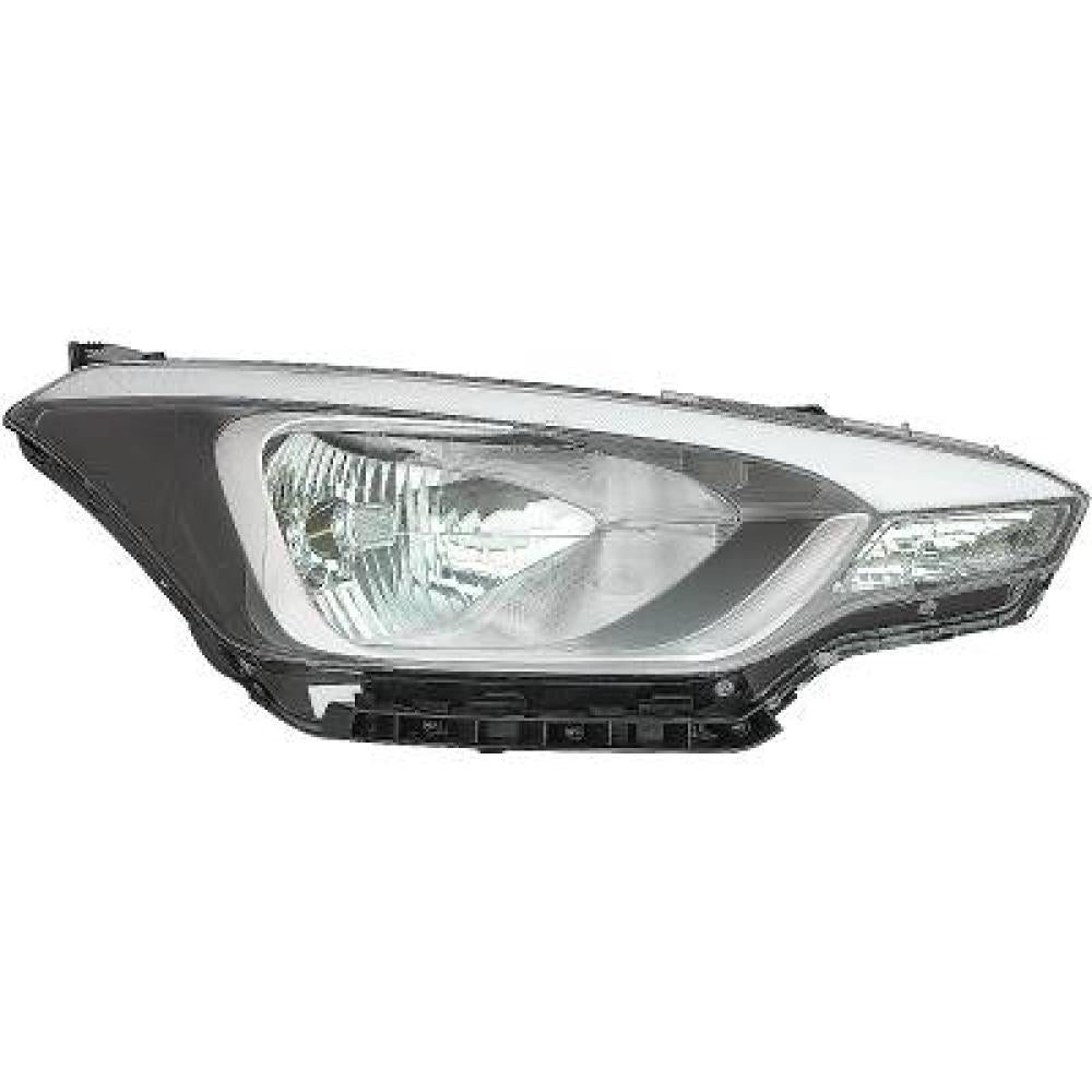 proiettore destro h4 elettrico senza motore mod 3 porte hyundai i20 2014 2018 hn2044803