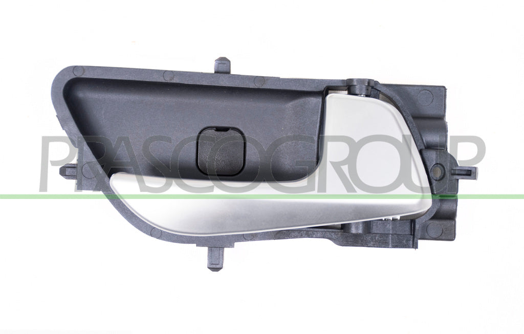 maniglia anteriore posteriore destra interna con leva argento con mostrina nera hyundai i20 2014 2018 hn2048401