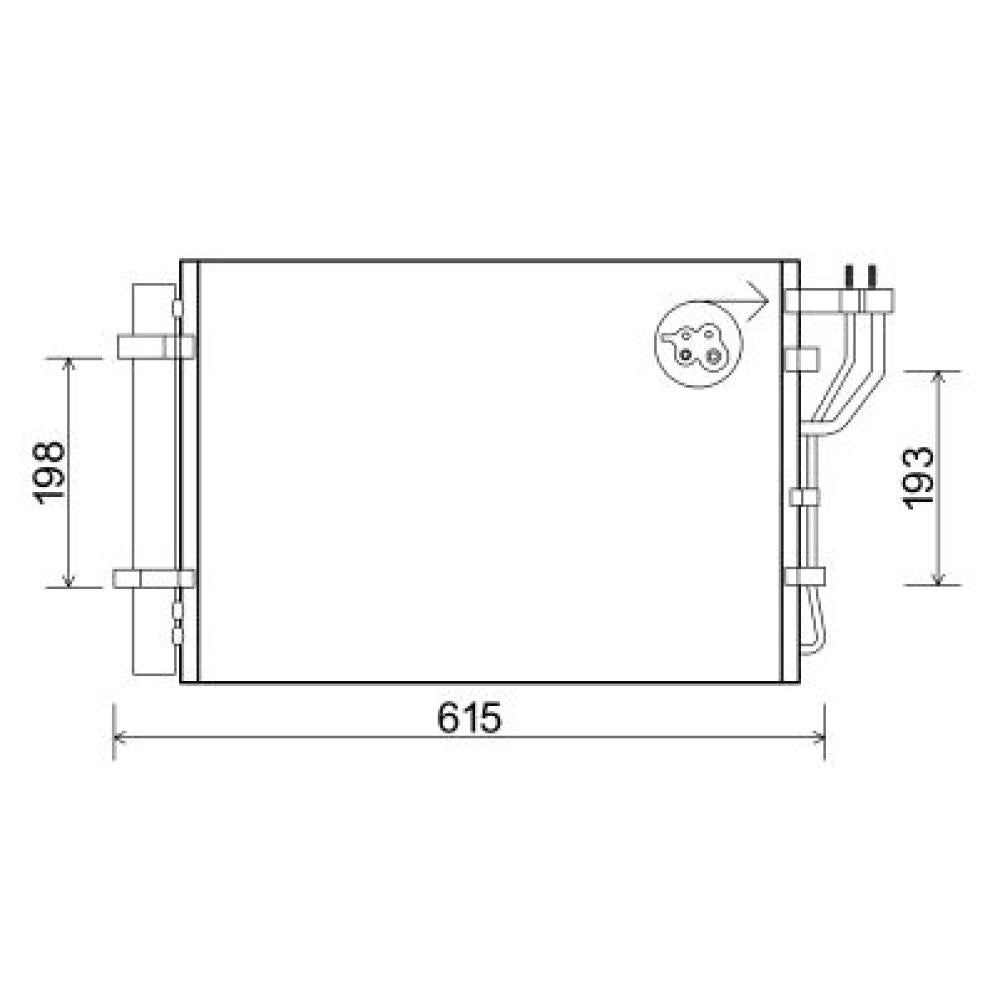 condensatore hyundai ix20 2010 2015 976061p000
