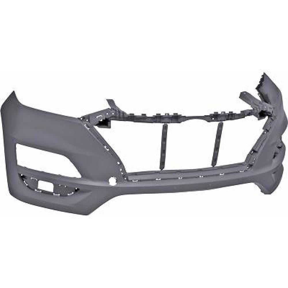 paraurti anteriore nero liscio da primerizzare con tracce lavafari hyundai tucson tl 2018 2021 hn8081001