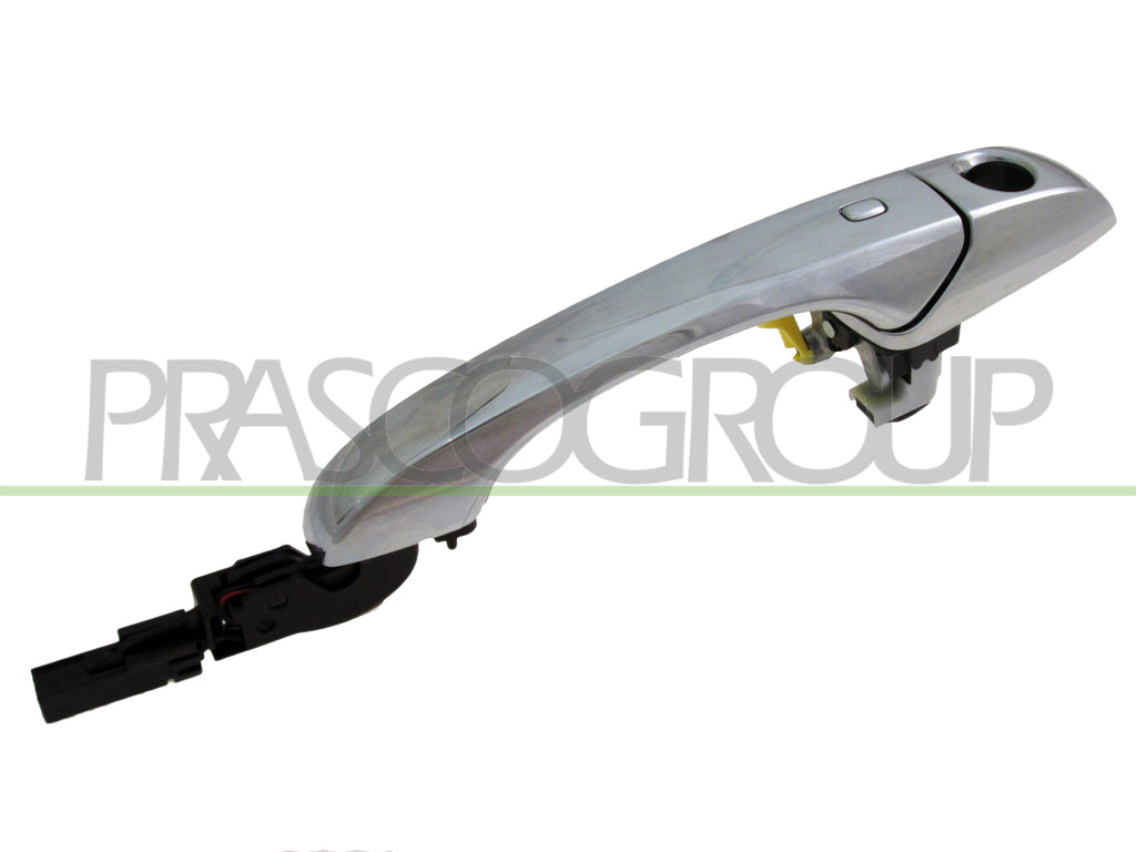 maniglia anteriore sinistra esterna cromata con foro nottolino per smart entry jeep grand cherokee wk 2013 2016 je0228006