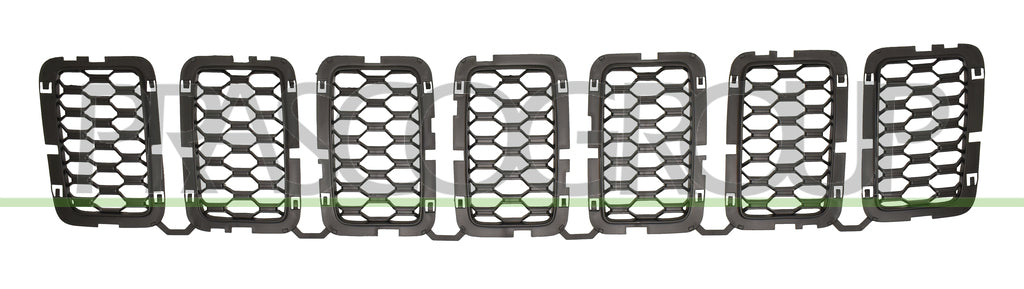 griglia radiatore interna nera 7pezzi jeep grand cherokee wk2 2016 2021 je0262206