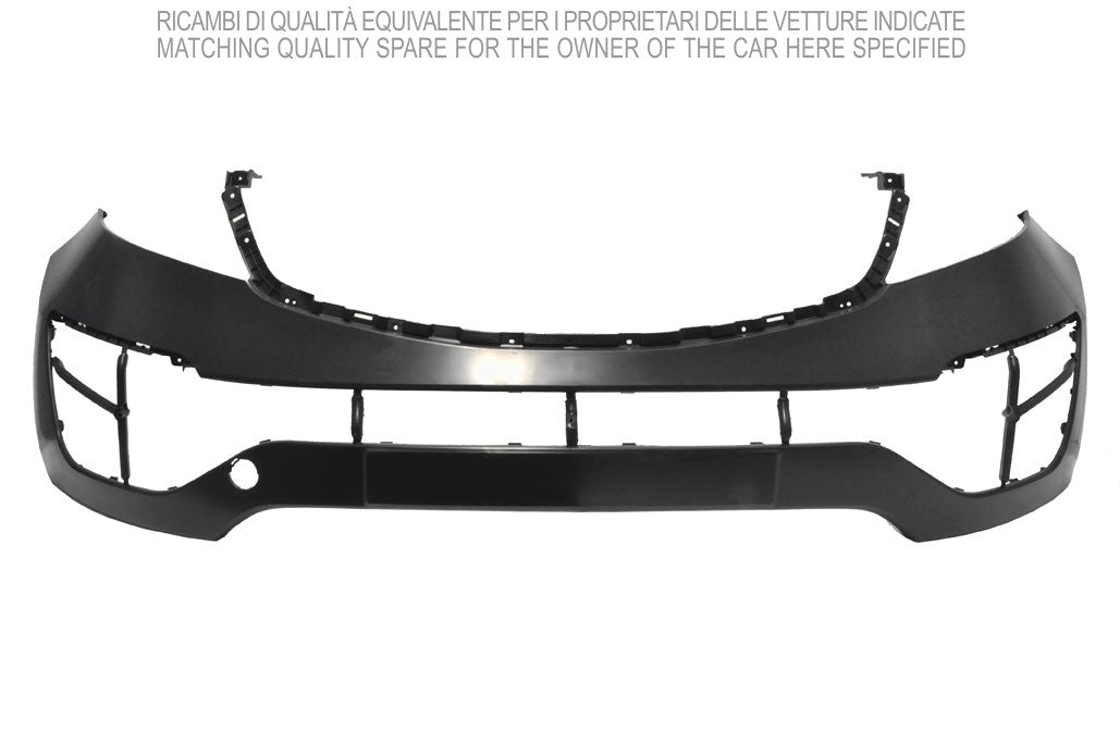 paraurti anteriore nero liscio da primerizzare con tracce pdc kia sportage sl 2011 2015 ki0241001