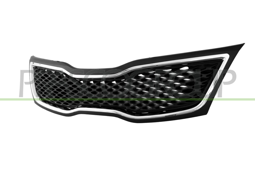 griglia radiatore nera con cornice cromata kia optima tf 2013 2015 ki0612001