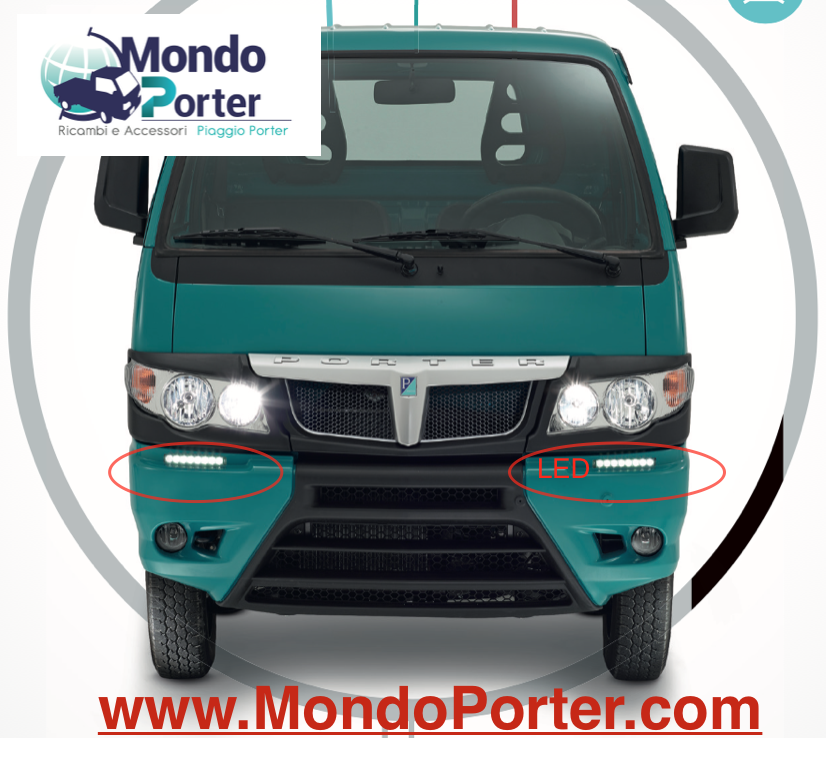 Fanalino Paraurti LED Piaggio Porter - Mondo Porter