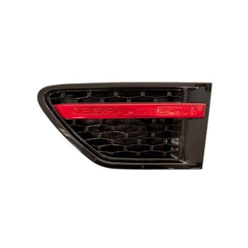griglia parafango anteriore destro nera rossa mod autobiography design exclusive land rover range rover sport l320 2010 2013 lr8021437