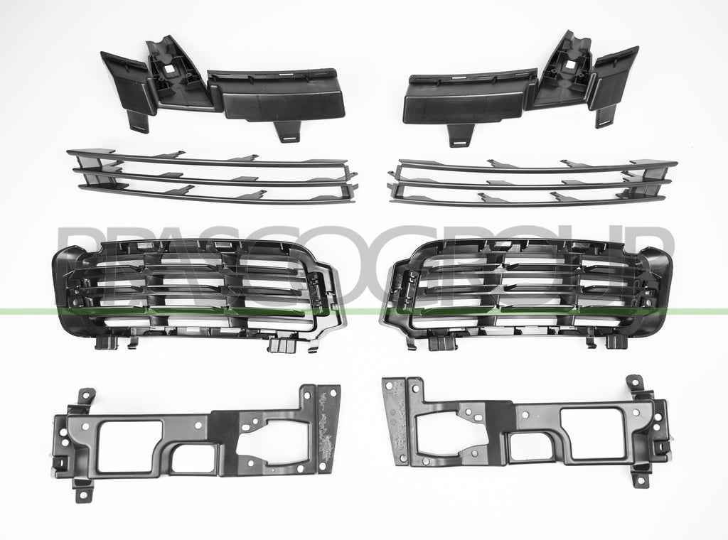 kit griglie paraurti anteriore destra sinistra 8 pezzi land rover range rover l405 2012 2017 lr8662105