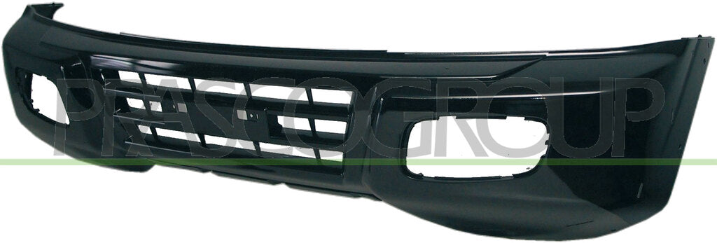 paraurti anteriore con primer con sede fendi con fori parafanghini mitsubishi pajero 2001 2002 mb1591001