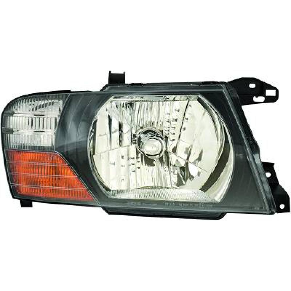 proiettore destro h4 elettrico mitsubishi pajero 2001 2002 mb1594803