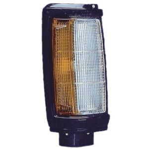 fanale anteriore destro bianco arancio con portalampada con bordo nero mitsubishi l200 strada 1987 1993 mb8104003