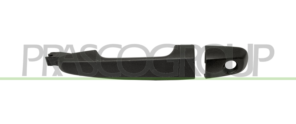maniglia anteriore destra esterna nera liscia con foro nottolino mitsubishi l200 strada 2005 2010 mb8218013