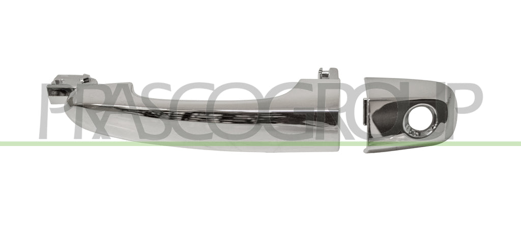 maniglia anteriore destra esterna cromata con foro nottolino mitsubishi l200 strada 2005 2010 mb8218015