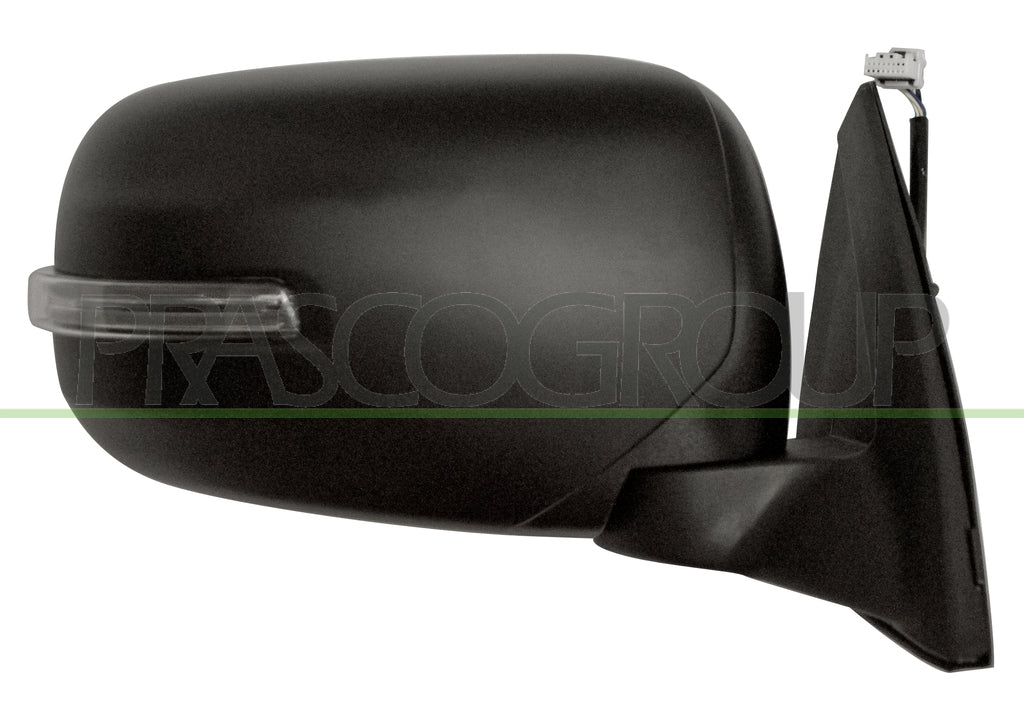 retrovisore destro elettrico nero con fanale convesso mitsubishi l200 strada 2010 2014 mb8227213
