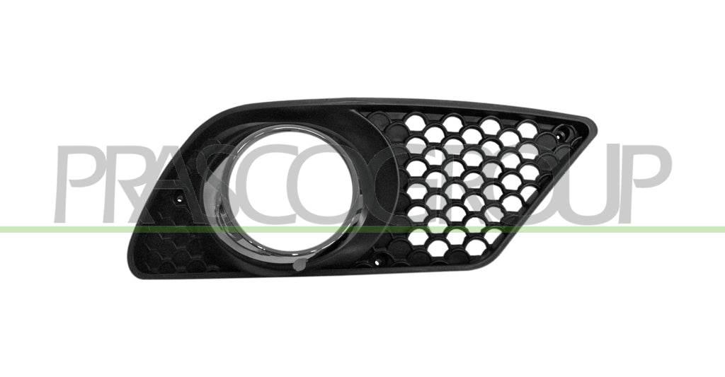 griglia destra paraurti anteriore nera con sede fendi con modanatura cromata mercedes c class w204 s204 2007 2010 me0292123