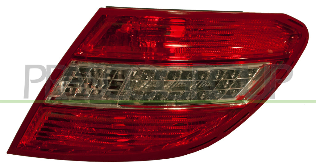fanale posteriore sinistro senza portalampada rosso bianco led mod 4 porte mercedes c class w204 s204 2007 2010 me0294174