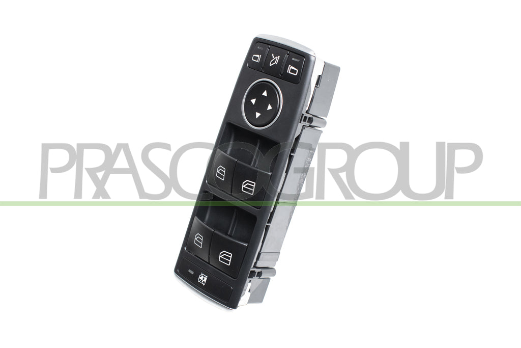 pulsantiera alzacristallo porta anteriore sinistra nera 4 interruttori con funzione chiusura retrovisori 3 pins mercedes c class w204 s204 2007 2010 me029ws04