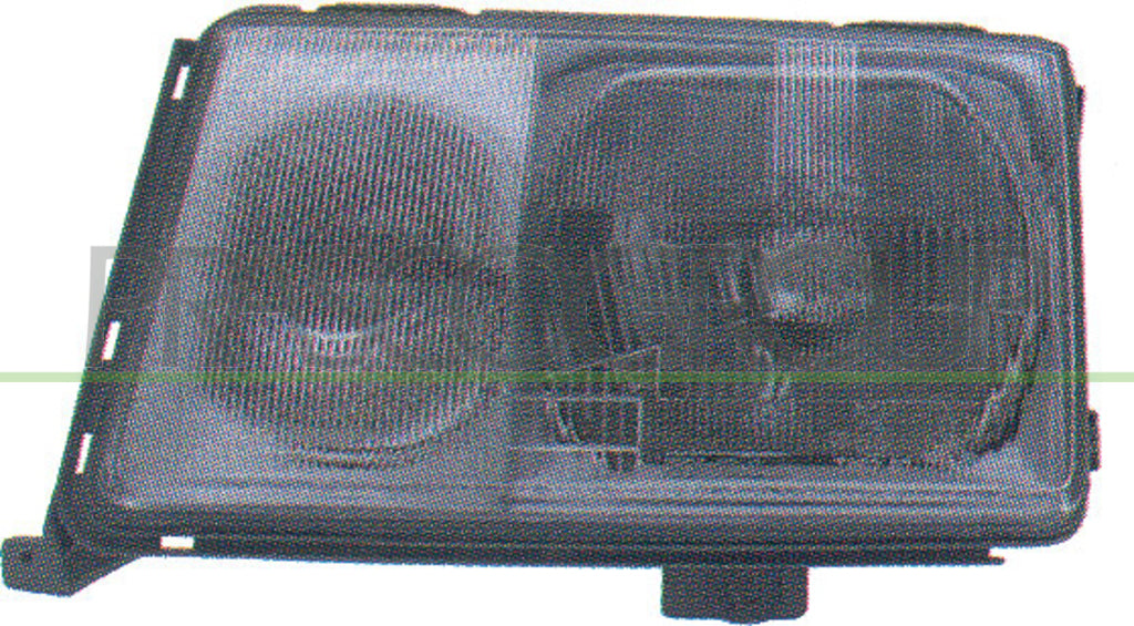 proiettore destro h4 h3 pneumatico mercedes e class w124 1984 1989 me0314603