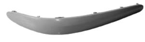 modanatura sinistra paraurti anteriore con primer senza fori pdc senza profilo mercedes e class w211 2002 2007 me0391244