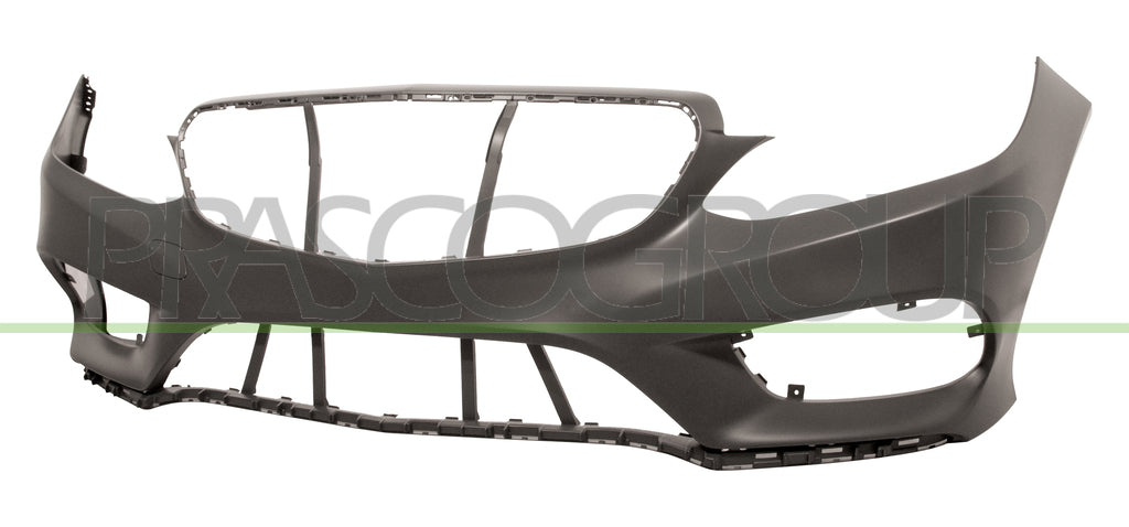 paraurti anteriore con primer con tappo copri gancio con 6 tracce pdc mod amg mercedes e class w212 2013 2016 me0451042