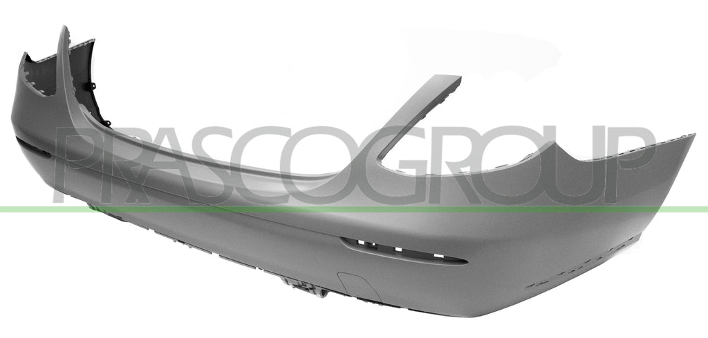 paraurti posteriore con primer con tappo copri gancio con fori modanatura con tracce pdc e park assist mod 4 porte luxury mercedes e class w213 s213 2016 2020 me0471060