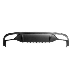 spoiler paraurti posteriore nero goffrato con fori profilo mod 4 porte amg mercedes e class w213 s213 2016 2020 me0471871