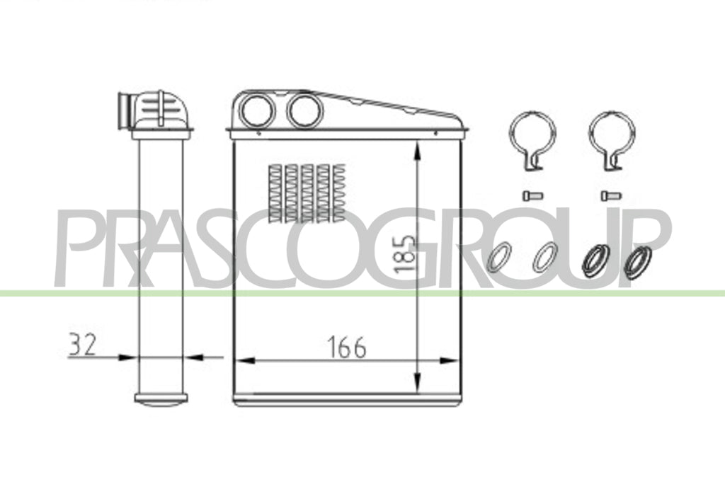 riscaldatore mercedes a class w169 2004 2007 me324h001