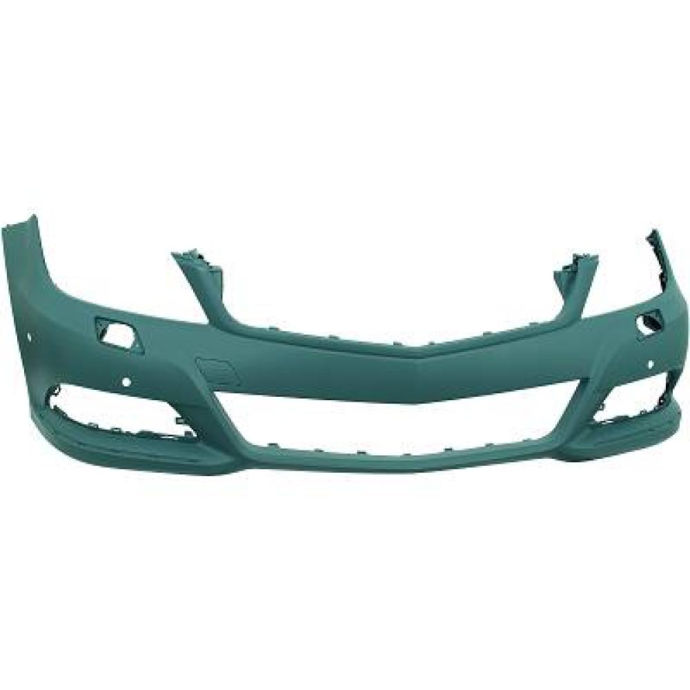 paraurti anteriore con primer con fori pdc supporti con fori lavafari mod avantgarde elegance mercedes c class w204 2011 2013 a2048806447649999
