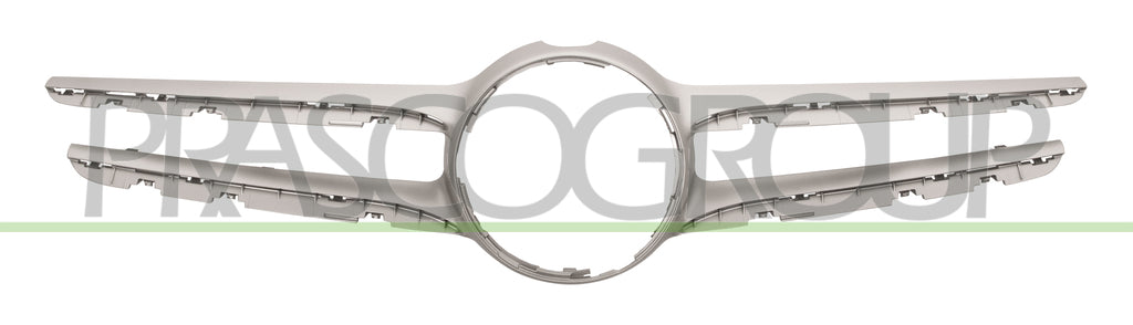 modanatura griglia radiatore argento con foro telecamera con fori profilo mercedes c class w205 s205 2014 2018 me4422216