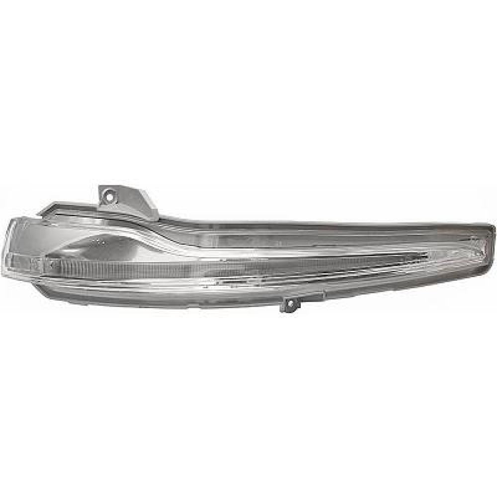 fanale bianco per retrovisore destro mod 12 14 mercedes c class w205 s205 2014 2018 me4427415