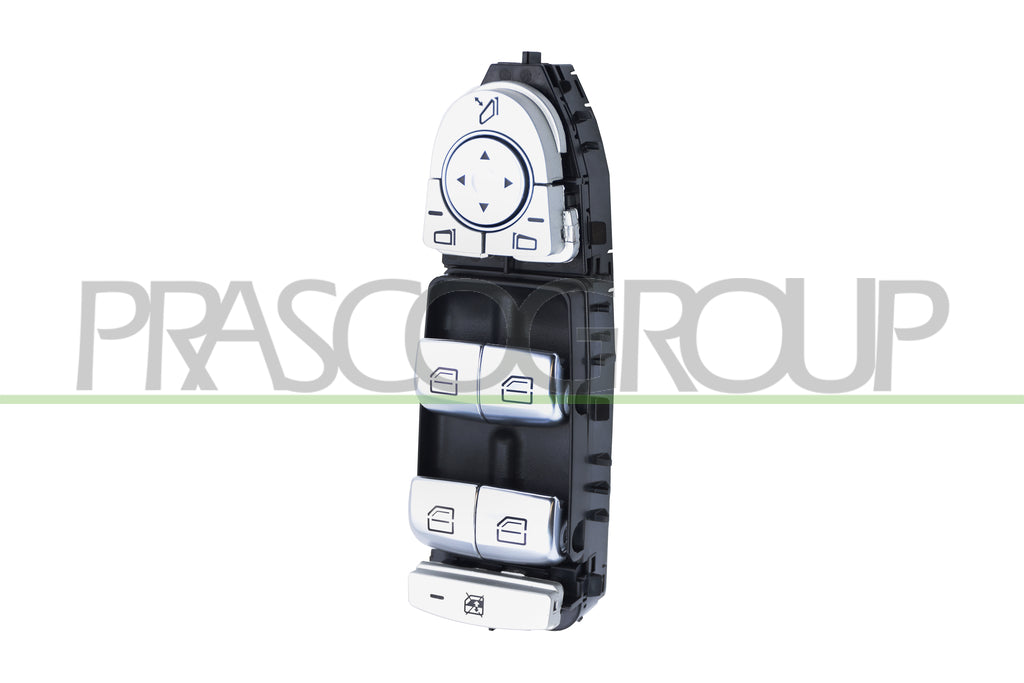 pulsantiera alzacristallo porta anteriore sinistra nera 4 interruttori senza funzione chiusura retrovisori 18 pins mercedes c class w205 s205 2014 2018 me442ws04