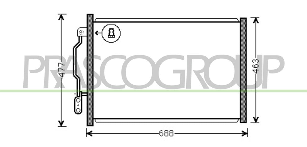 condensatore mercedes s class w221 2005 2009 me526c003