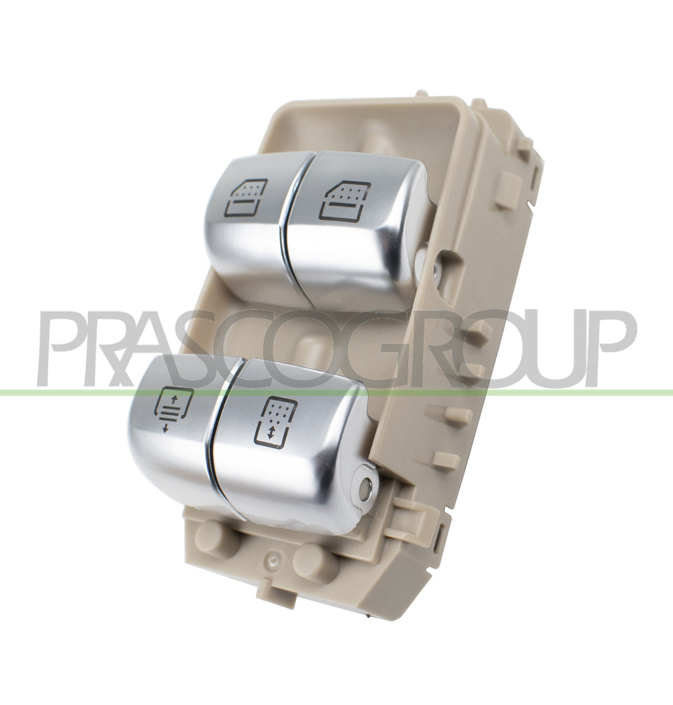 pulsantiera alzacristallo porta anteriore destra beige 2 interruttori con funzione parasole posteriore 3 pins mercedes s class w222 2013 2017 me529ws23