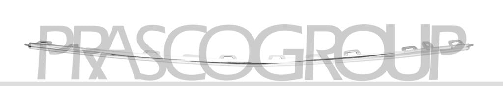 modanatura paraurti anteriore centrale cromata mercedes s class w222 2017 2020 me5321235