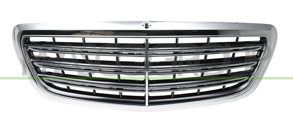 griglia radiatore cromata nera lucida mercedes s class w222 2017 2020 me5322001
