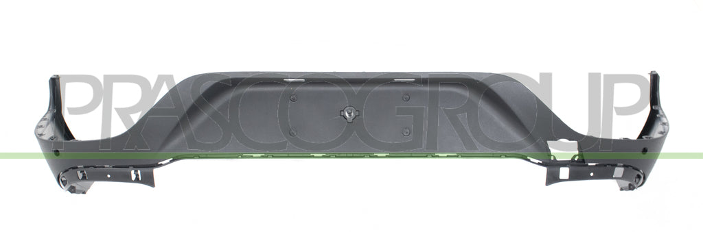 spoiler paraurti posteriore nero goffrato con fori pdc supporti mercedes glc coupe c253 2020 me7201861