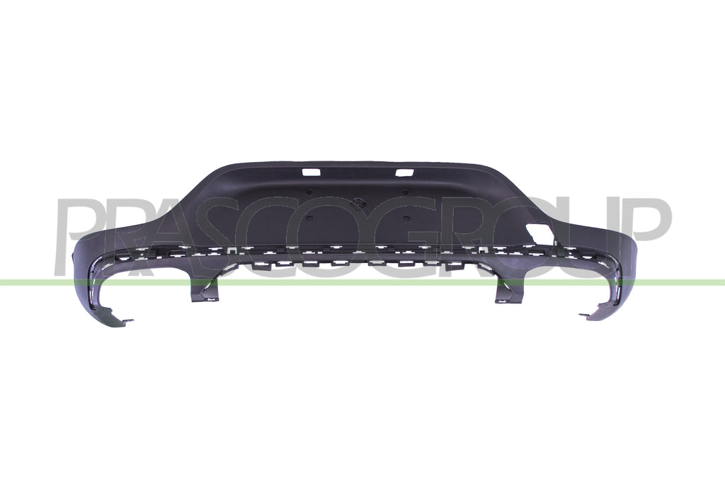 spoiler paraurti posteriore nero goffrato con tracce pdc mercedes glc coupe c253 amg amg line 2020 me7211851
