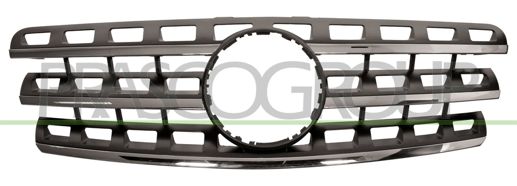 griglia radiatore nera con modanatura cromata mercedes ml class w164 2008 2011 me8262001