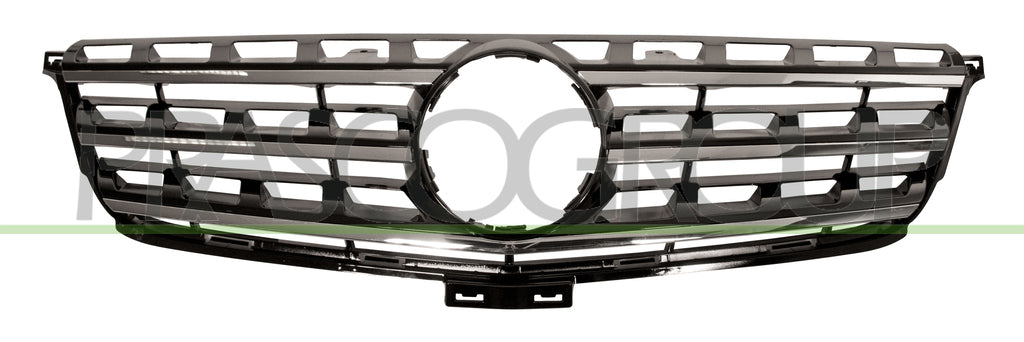 griglia radiatore nera con modanatura cromata mercedes ml class w166 2011 2015 me8282001