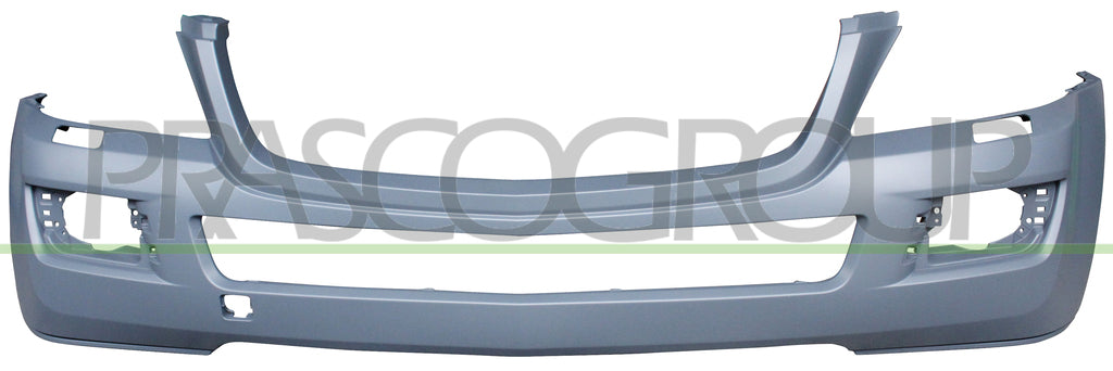 paraurti anteriore con primer con fori lavafari con sede luce di svolta mercedes gl class x164 2006 2009 me8601042