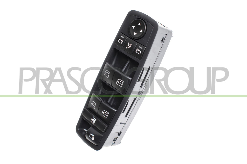 pulsantiera alzacristallo porta anteriore sinistra nera 4 interruttori con chiusura manuale retrovisore 3 pins mercedes r class w251 2005 2010 me860ws04