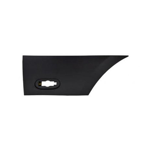 modanatura parafango posteriore destro parte posteriore nera goffrata con clips con foro luce ingombro mod passo corto mercedes sprinter 2018 me9231473
