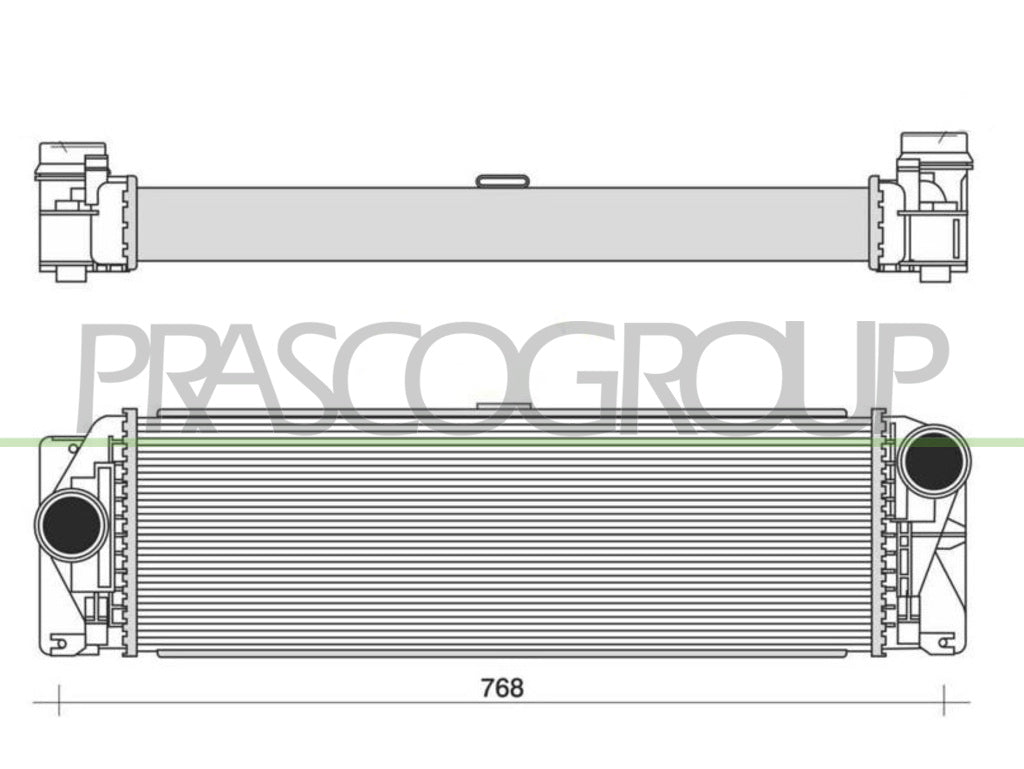 intercooler mercedes sprinter 2018 me923n003