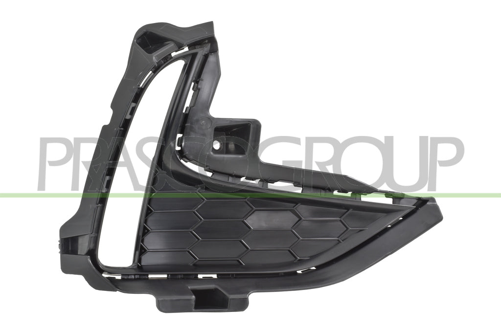 griglia destra paraurti anteriore nera goffrata con sede fendi con traccia pdc con kit supporti sensore mg hs 2022 mg5022123