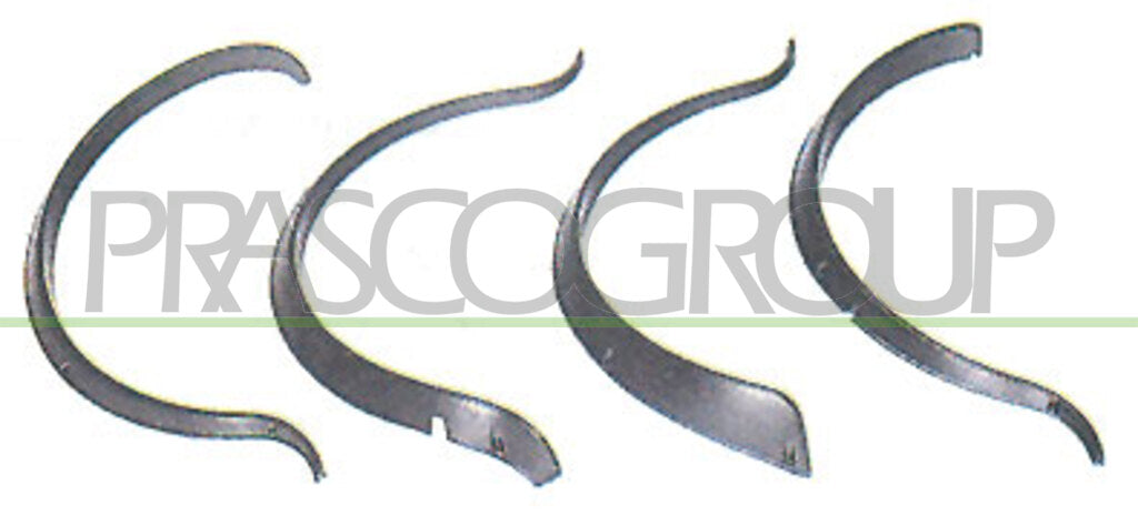 kit parafanghini grigi 4 pezzi mod 85 95 mini mini 1959 1993 mn3021590