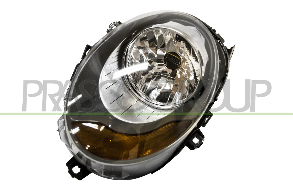 proiettore sinistro h4 elettrico con motore indicatore di direzoine arancio versione valeo mod 18 mini mini bmw f56 f55 f57 2014 2021 mn3124914