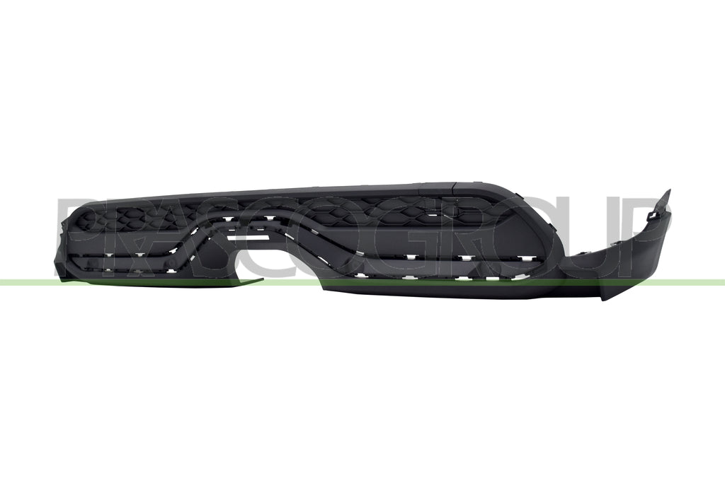 paraurti posteriore inferiore nero goffrato con tracce pdc mini mini bmw f56 f55 f57 cooper s 2021 2024 mn3151071