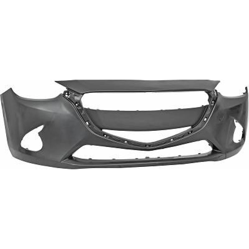 paraurti anteriore nero liscio da primerizzare con tappo coprigancio mazda 2 dj 2014 2019 mz3101001