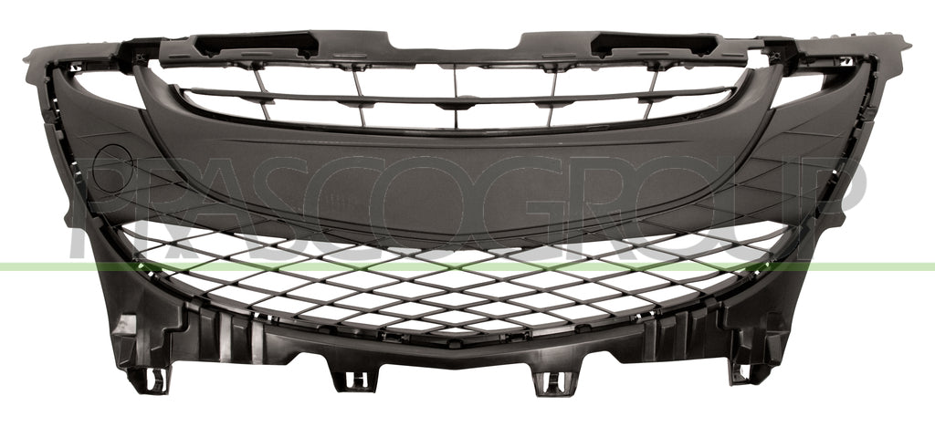 griglia paraurti anteriore centrale nera con tappo copri gancio mazda 5 2011 2015 mz4292130