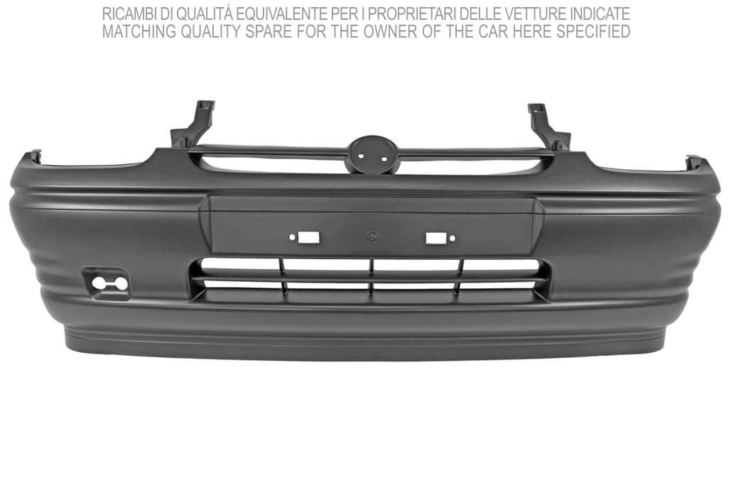 paraurti anteriore senza primer con spoiler mod 03 96 05 97 opel vauxhall corsa b 1993 1997 op0281011