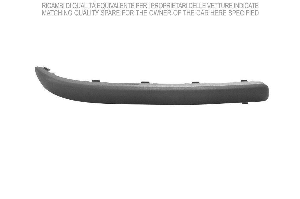 modanatura sinistra paraurti posteriore nera goffrata opel vauxhall corsa c 2003 2006 op0321264